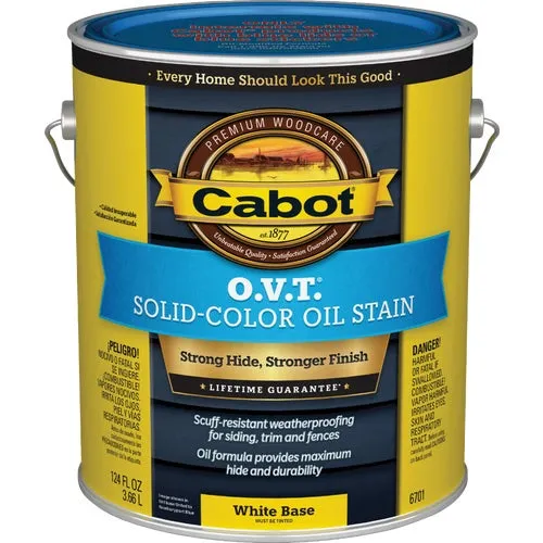 140.0006706.007 Cabot VOC Compliant O.V.T. Solid Color Exterior Stain