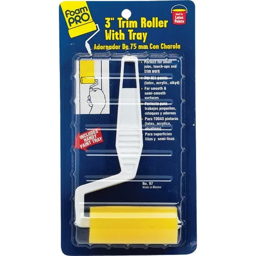97 FoamPro 2-Piece 3" Trim Roller Kit