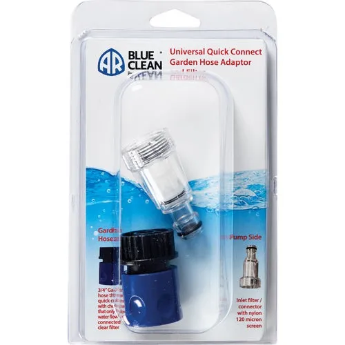 PW909103K-R AR Blue Clean Pressure Washer Quick Connect Socket Kit With Filter