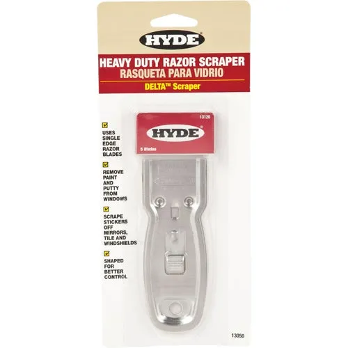 13050 Hyde Delta Heavy Duty Retractable Razor Scraper