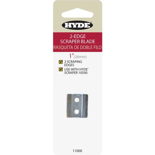 11000 Hyde 2-Edge Replacement Scraper Blade