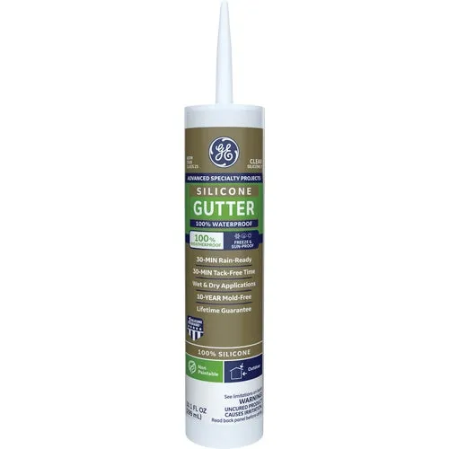 2823398 GE Silicone 2+ 100% Silicone Gutter Sealant