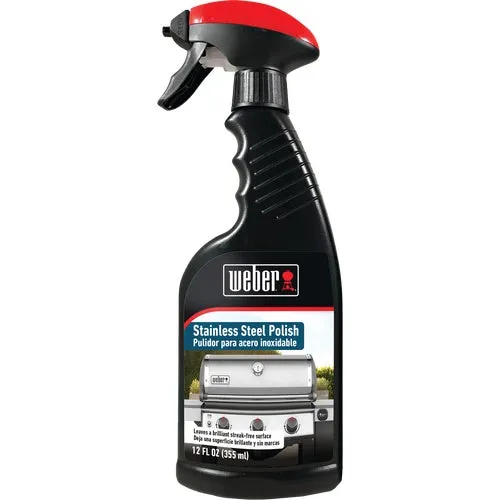 8029 Weber Stainless Steel Polish Barbeque Grill Cleaner