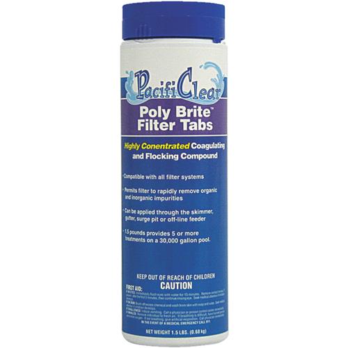 F033002018PC PacifiClear Poly Brite Filter Tab Clarifier