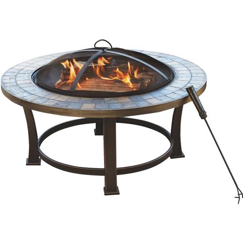 FTB-51216 Outdoor Expressions 34 In. Slate Fire Pit