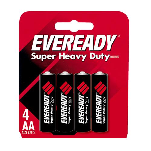 1215SW-4 Eveready Super Heavy Duty AA Carbon Zinc Battery