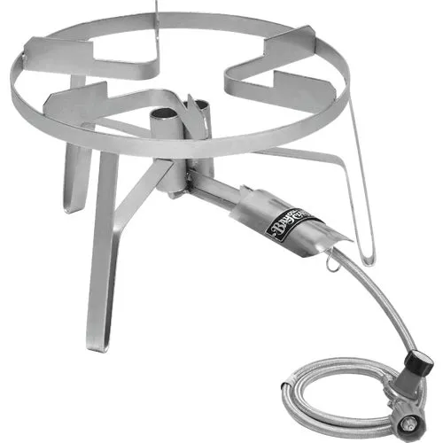 SS2 Bayou Classic Double Jet Adjustable Regulator Outdoor Cooker With Hose Guard