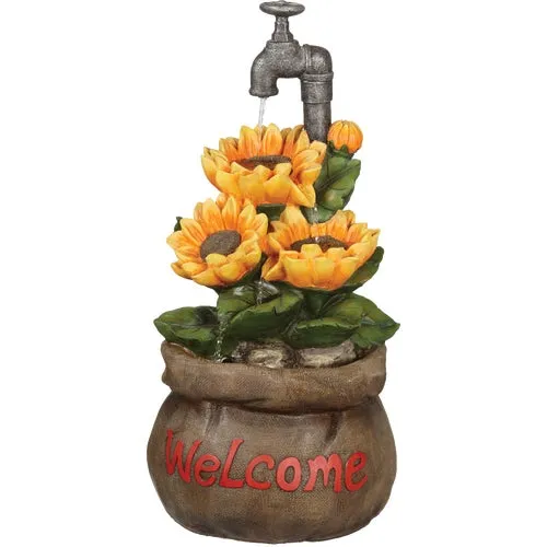 WXF05006 Best Garden Sunflower Fountain fountains, WXF05006