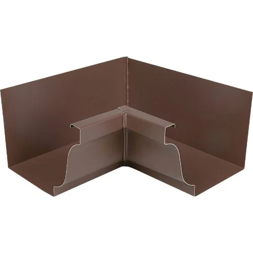1920119 Amerimax 4 In. Galvanized Steel Mitre Gutter Inside Corner