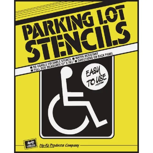 PLS-10 Hy-Ko Handicapped Parking Lot Stencil