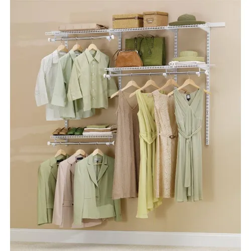 2060339 Rubbermaid Configurations 3 Ft. To 6 Ft. White Closet System