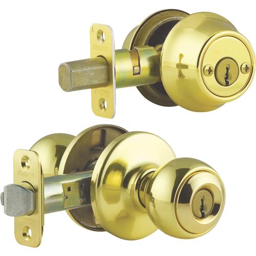 695T 3 CP CODE K6 Tylo Entry Lockset And Double Cylinder Deadbolt