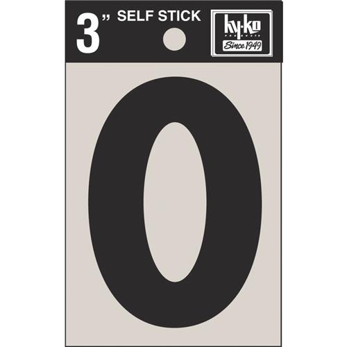 30410 Hy-Ko 3 In. Self-Stick Numbers adhesive number