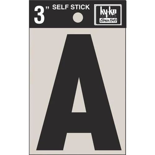 30411 Hy-Ko 3 In. Self-Stick Letters Image
