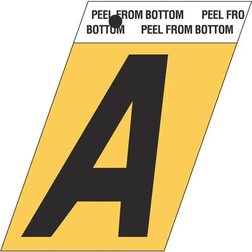 GR-10/A Hy-Ko 1-1/2 In. Angle-Cut Letters Image