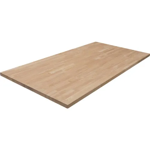54113 VT Industries CenterPointe Unfinished Hevea Wood Butcher Block Countertop