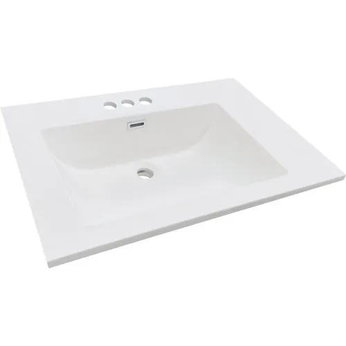 WB3122330 CraftMark High Gloss Wave Bowl Vanity Top