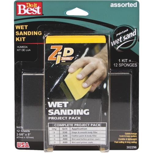 7222004 Do it Best Zip Sander Wet Hand Sanding Kit hand kit sanding