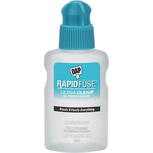 7079800180 DAP RapidFuse Ultra Clear Multi-Purpose Adhesive