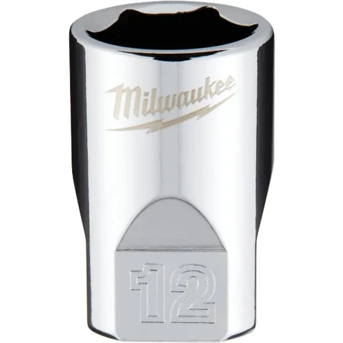 45-34-9038 Milwaukee 1/4 In. Drive Socket w/FOUR FLAT Sides