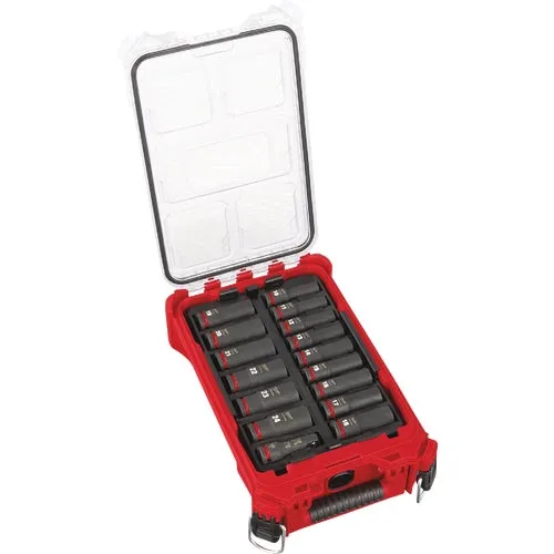 49-66-6803 Milwaukee SHOCKWAVE 16-Piece 1/2 In. Deep Impact Driver Set
