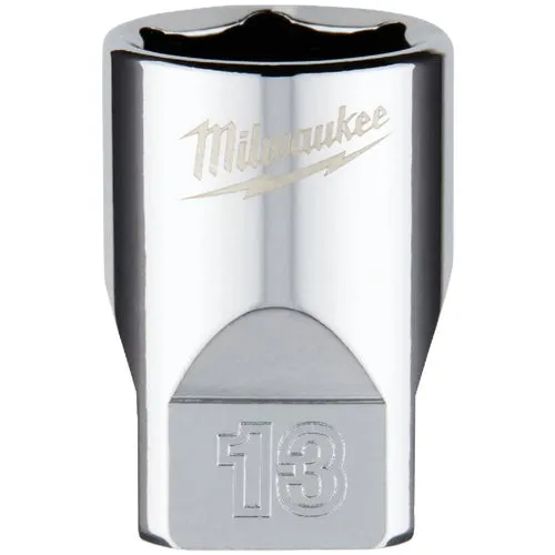 45-34-9039 Milwaukee 1/4 In. Drive Socket w/FOUR FLAT Sides