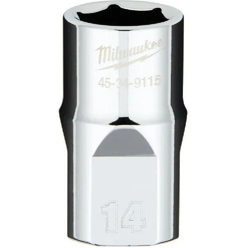45-34-9115 Milwaukee 1/2 In. Drive Socket w/FOUR FLAT Sides
