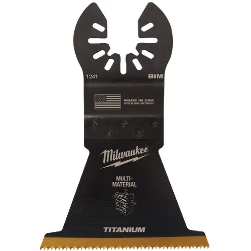 49-25-1243 Milwaukee OPEN-LOK Titanium Enhanced Bi-Metal Multi-Material Oscillating Blade