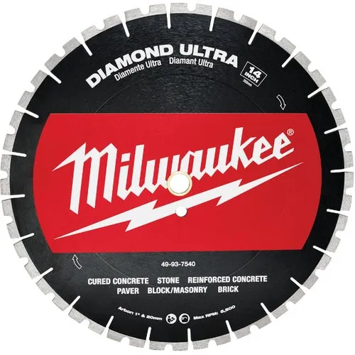 49-93-7540 Milwaukee Ultra Segmented Diamond Blade