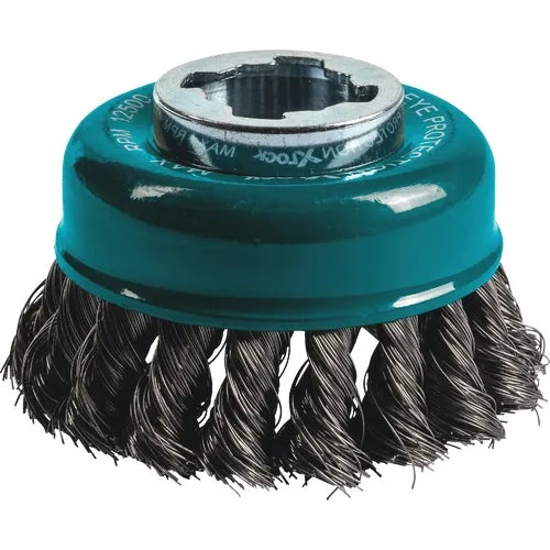 D-72621 Makita 3-1/8 In. Carbon Steel Knot Wire Cup Brush