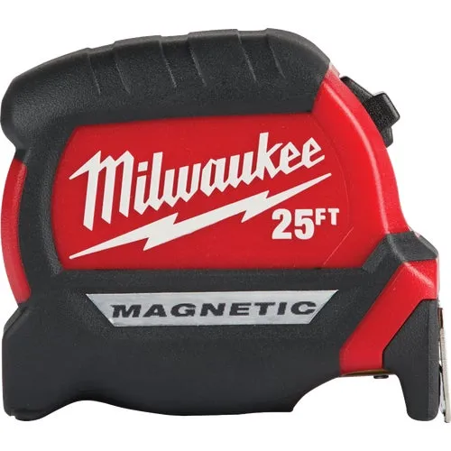 48-22-0325 Milwaukee Compact Wide Blade Magnetic Tape Measure