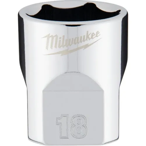 45-34-9088 Milwaukee 3/8 In. Drive Socket w/FOUR FLAT Sides