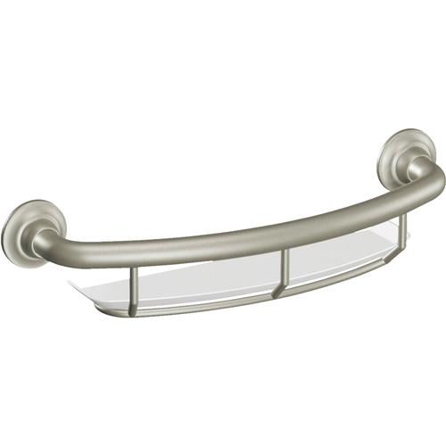 LR2356DBN Moen Home Care Grab Bar with Integrated Shelf