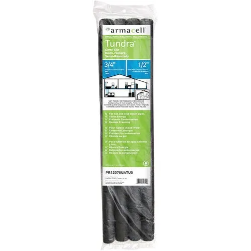 PR12078UATU0 Tundra 1/2 In. Wall 3 Ft. Long Semi-Slit Pipe Insulation Wrap