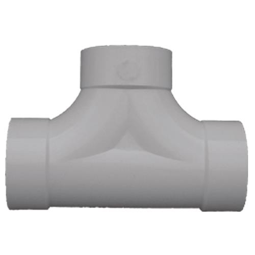 414155BC IPEX Canplas PVC Sewer & Drain Cleanout 2-Way Tee 4"