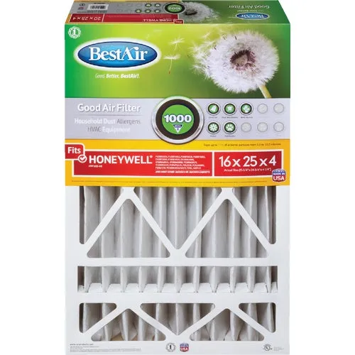 HW1625-8R BestAir Honeywell MERV 8 Furnace Filter
