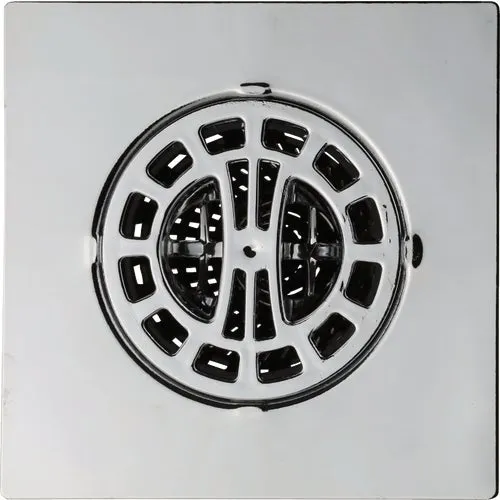 9D00011015 Danco Chrome Square Hair Catcher For Shower Drain