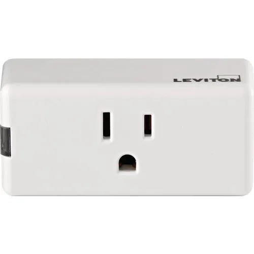 R02-D215P-1RW Leviton Decora Smart WiFi Mini Outlet