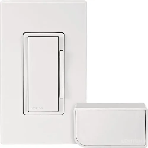 R02-DNKIT-1RW Leviton Decora Smart No-Neutral Wireless Dimmer & Wi-Fi Bridge Kit