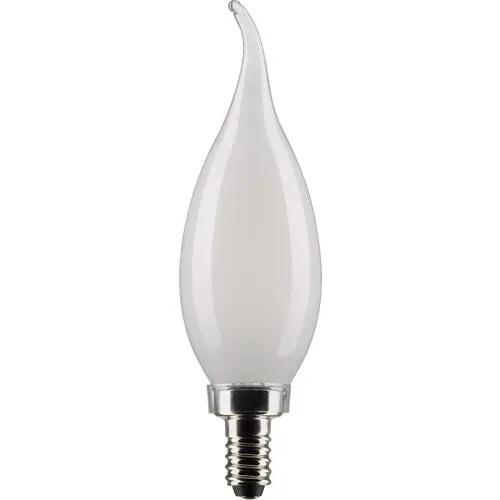 S21843 Satco CA10 Candelabra Base Traditional Look LED Decorative Light Bulb