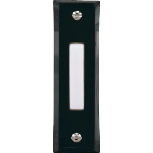 18000104 Heath Zenith Black Doorbell Button