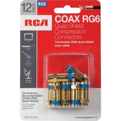 VHC14512R RCA Quad Shield Connector