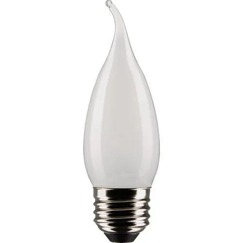 S21851 Satco CA10 Medium Base Traditional Look LED Decorative Light Bulb