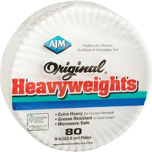 OH9AJFWH AJM Original Heavyweights Paper Plates