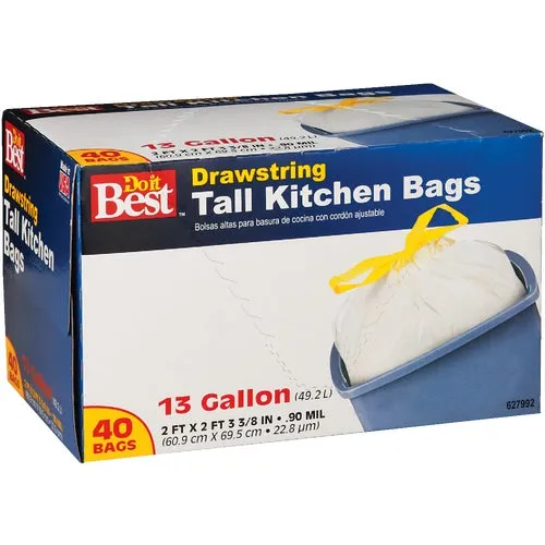 627992 Do it Best Tall Kitchen Trash Bag