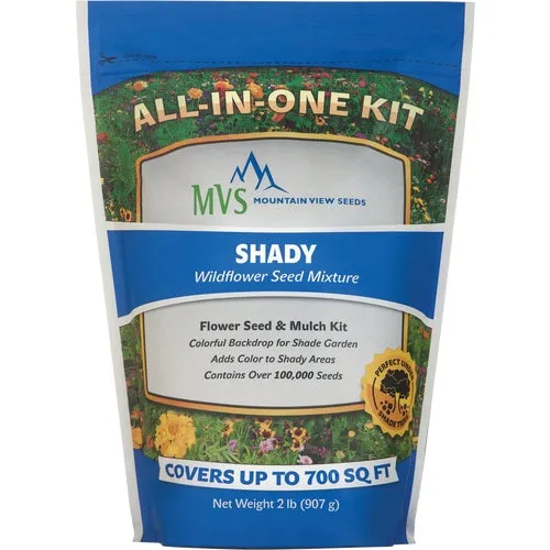 100571 Mountain View Seeds Shady Wildflower Seed Mix