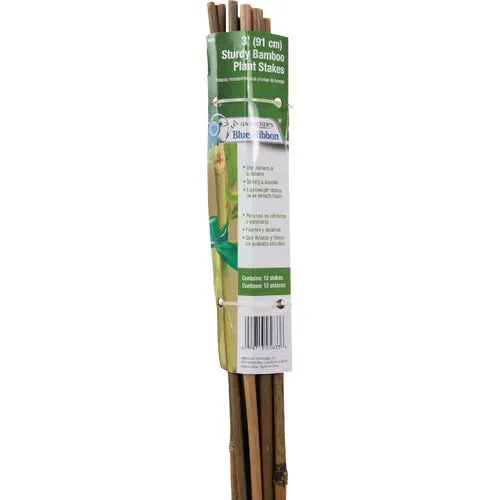 BB3N Gardeners Blue Ribbon Bamboo Plant Stake