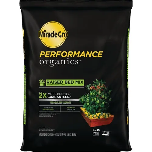 43959430 Miracle-Gro Performance Organics Raised Bed Garden Soil