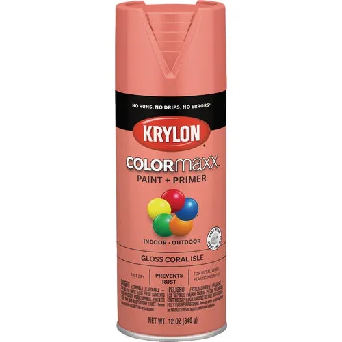 K05514007 Krylon ColorMaxx Spray Paint + Primer