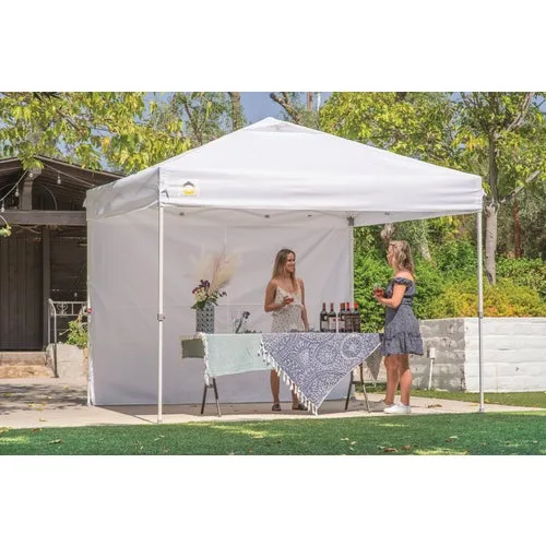 CSHPP100-300D Crown Shade Commercial Canopy with 1 Side Wall